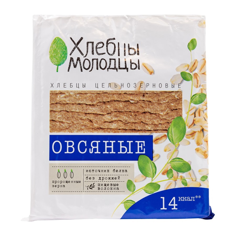 Хлебцы Молодцы овсяные 110 г.